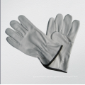 Asa de couro de grão de porco polegar Unlined Driver Glove-9510